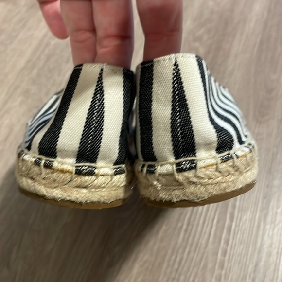 Kate Spade Women Gimlet Heart Espadrille Size 5 Stripe Embroidered Preppy - Picture 6 of 11